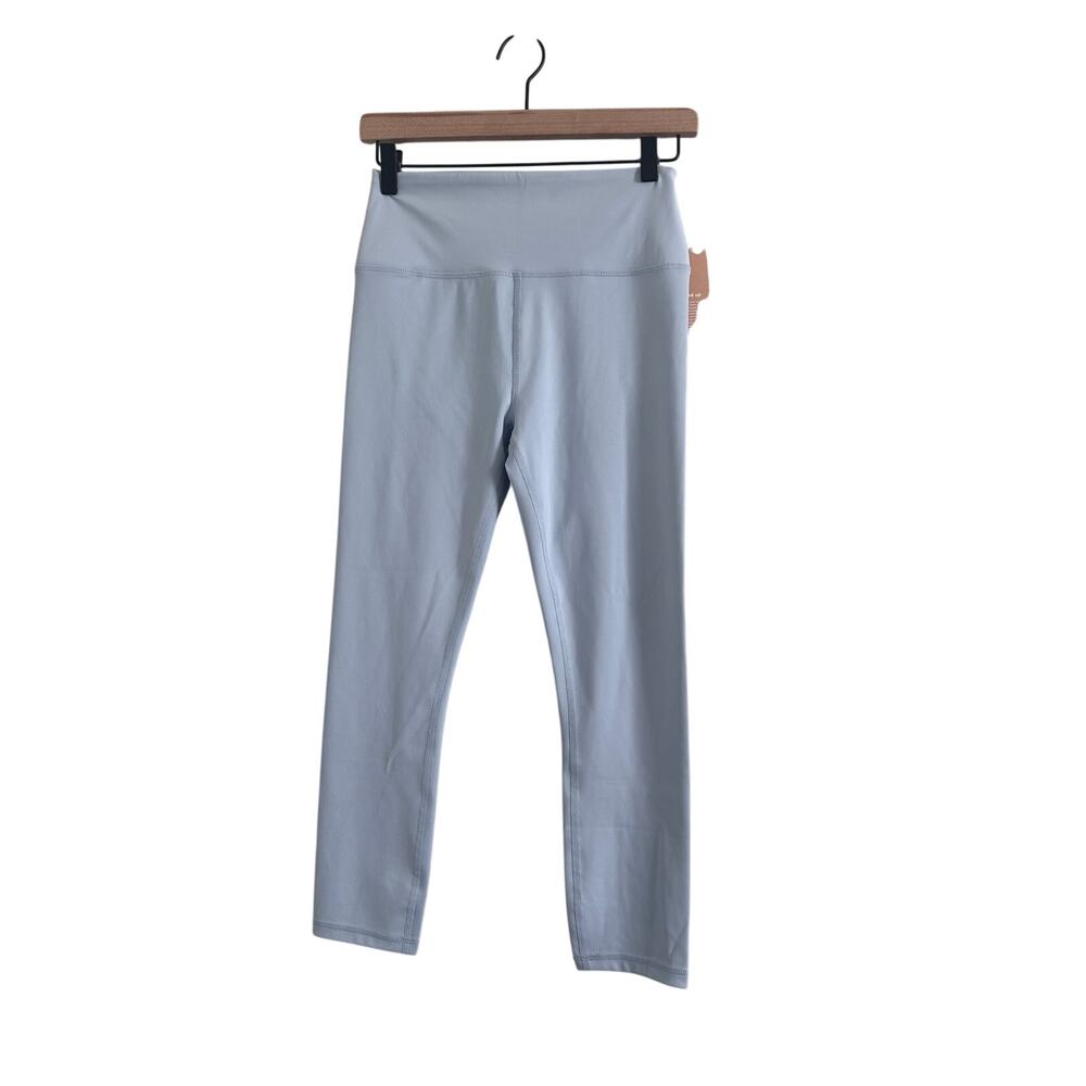 Reformation Blue Eco Move High Rise Cropped Leggings Size Medium